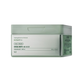 VT Cosmetics CICA Reti-A Maskerset met hydraterende en exfoliërende gezichtsmaskers in sheetvorm, 30 stuks, 350 g