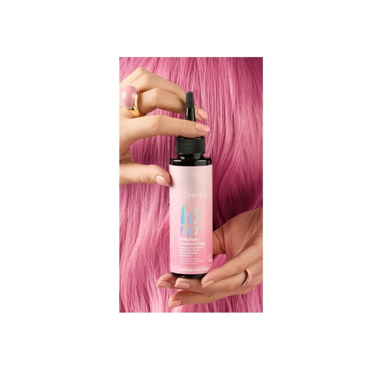 OnlyBio Hair in Balance Haar Toner Aardbei Milkshake 100 ml
