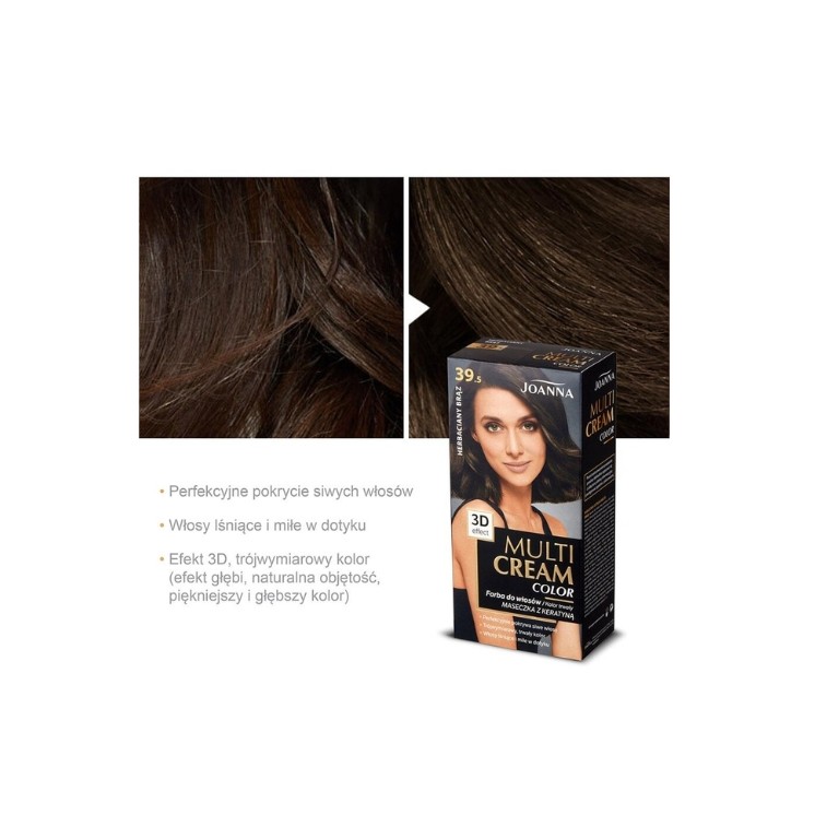 Joanna Multi Cream Color Hair dye /39,5/ Tea brown