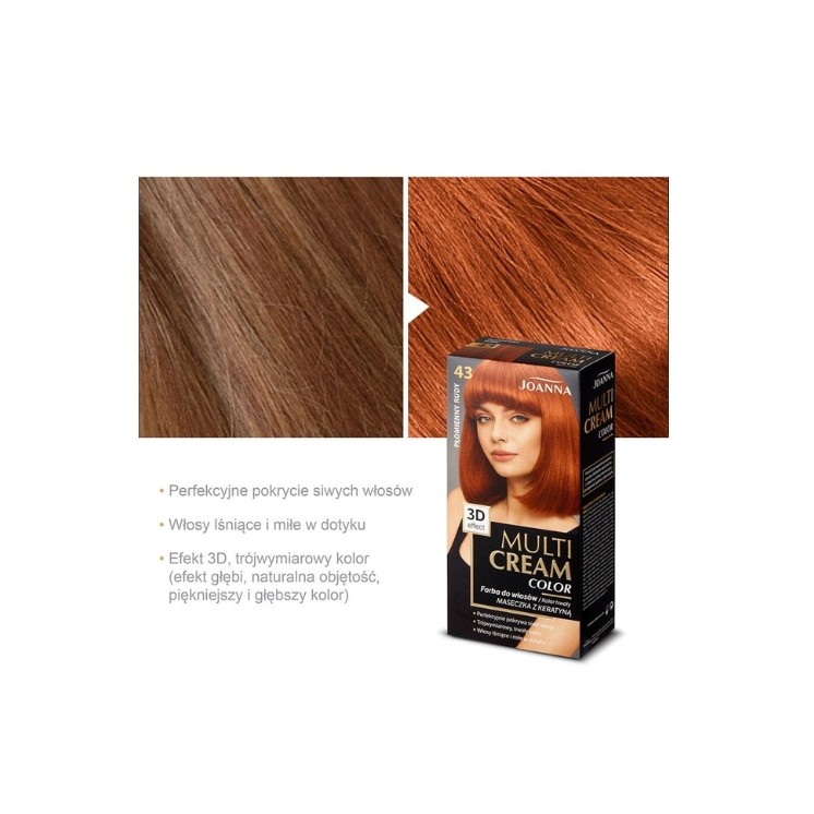 Joanna Multi Cream Colour Haarverf /43/ Vlammend rood