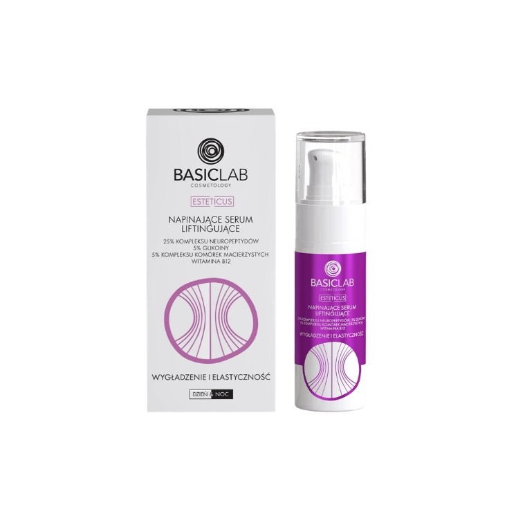BasicLab Esteticus Firming Lifting Facial Serum with 25% Neuropeptide Complex 30 ml