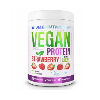 AllNutrition Vegan Proteïne Suikervrij Strawberry 500g
