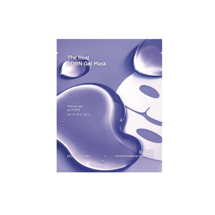 Holika Holika The Real PDRN Gel Mask Intensief hydraterend en gladmakend sheetmasker 35 g