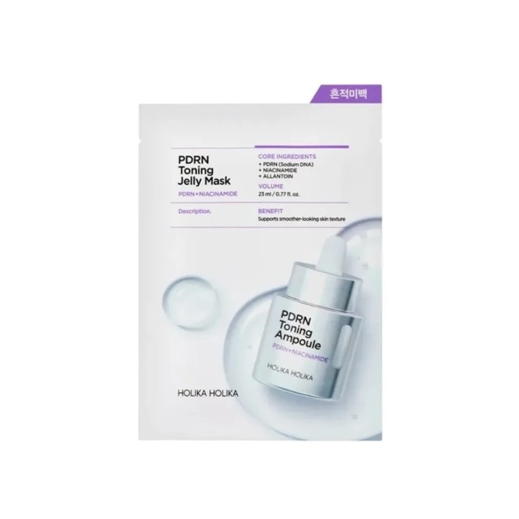 Holika Holika PDRN Pore Toning Jelly Mask żelowa Maseczka rozjaśniająca w płachcie 23 ml