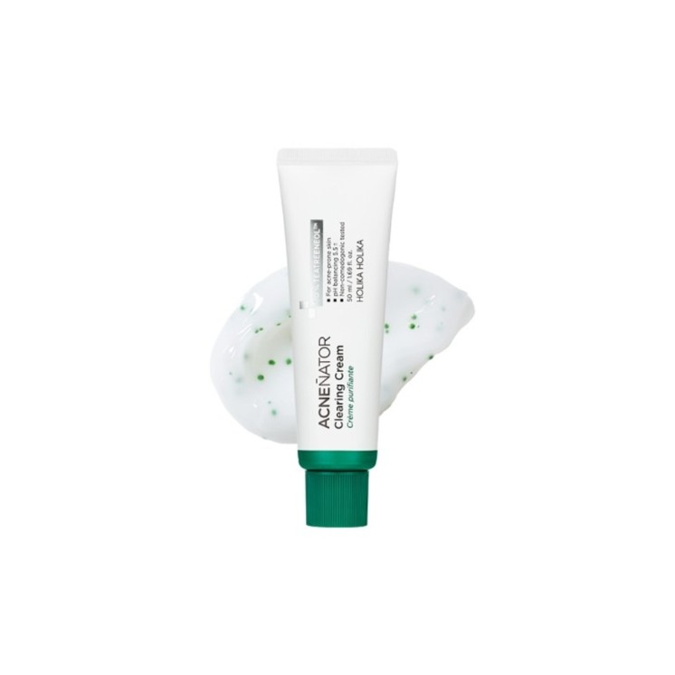 Holika Holika Acnenator Clearing Cream een verzachtende crème voor acne i do een probleemhuid, 50 ml.
