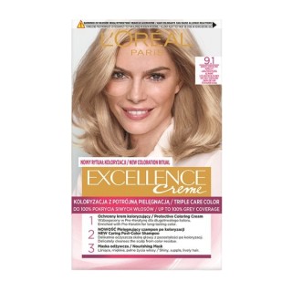 L'oreal Excellence Creme Hair dye /9.1/ Very Light Ash Blond