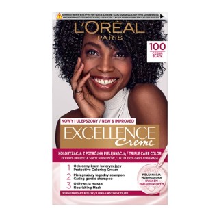 L'oreal Excellence Creme Haarverf /1/ Zwart
