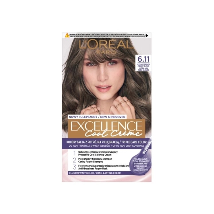 L'oreal Excellence Creme Haarverf /6.11/ Ultra As Blond