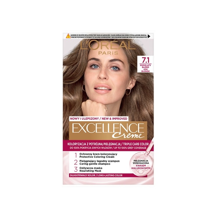 L'oreal Excellence Creme Hair dye /7.1/ Ash Blond