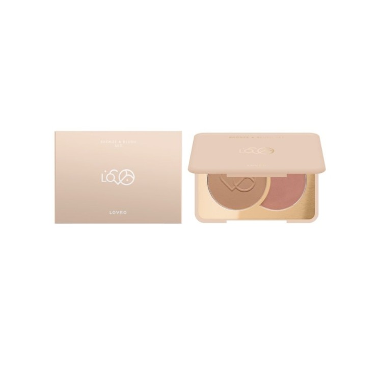 Lovro Bronze&Blush Set Bronzer i róż do modelowania twarzy 5 g