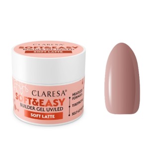 Claresa Soft & Easy Soft Latte Nail Builder Gel 45 g