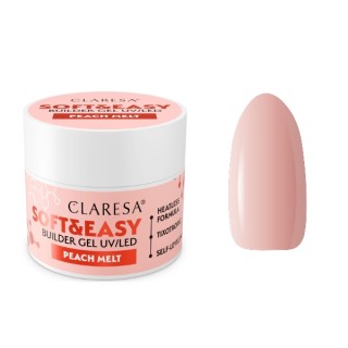 Claresa Soft & Easy Peach Melt Nail Builder Gel 45 g