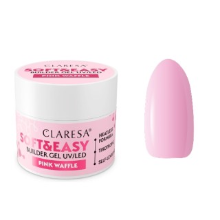 Claresa Soft & Easy Pink Waffle Nail Builder Gel 45 g