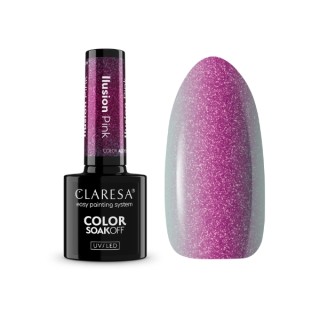 Claresa Alchemy Illusion Hybrid Nail Polish Pink 5
