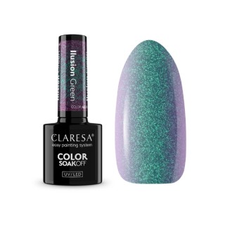 Claresa Alchemy Illusion Hybrid Nail Polish Green 5