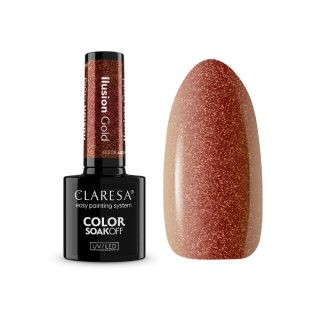 Claresa Alchemy Illusion Hybrid Nail Polish Gold 5