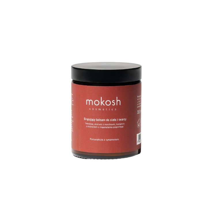 Mokosh bronzing body and face lotion Orange with cinnamon 180 ml