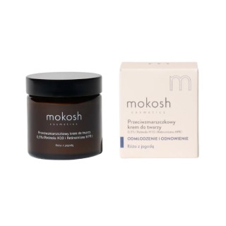MokoshGezichtscrème 5 % Retinol H10 en Retinoate HPR Rose 60 ml