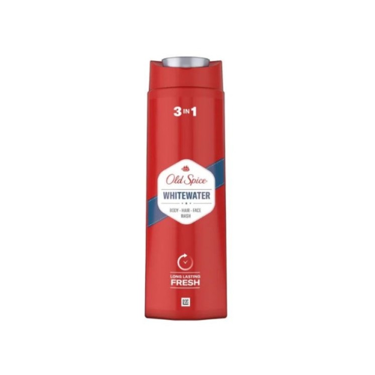 Old Spice Douchegel en Shampoo 3-in-1 Whitewater 400 ml