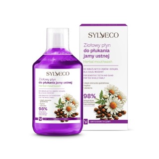 Sylveco Kruidenmondspoeling voor Orthodontische Gebruiken 500 ml