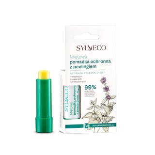 Sylveco mint Lipstick with peeling and betulin 4.6 g
