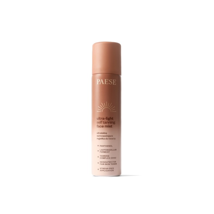 Paese ultralekka samoopalajaca Mgiełka do twarzy 75 ml