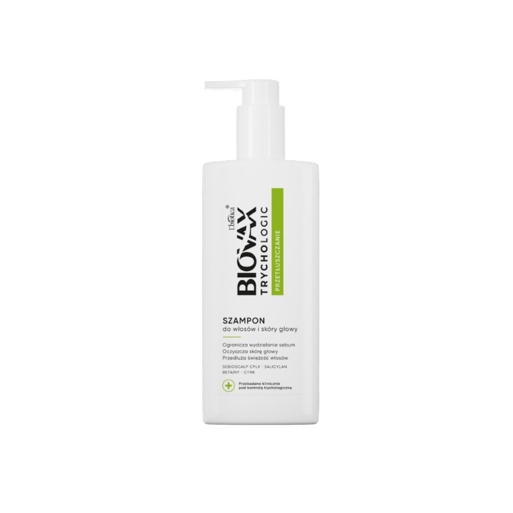 L'biotica BIOVAX Trychologic Oily Hair and Scalp Shampoo 200 ml