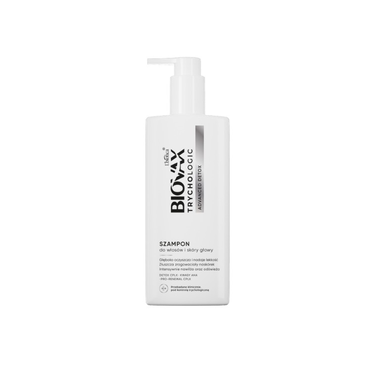 L'biotica BIOVAX Trychologic Advanced Detox Shampoo voor Haar en Hoofdhuid 200 ml