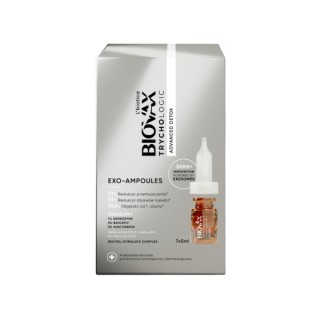 L'biotica Biovax Trychologic Exo-Ampoules Advanced Detox Ontgiftende Behandeling 7 stuks x 5 ml