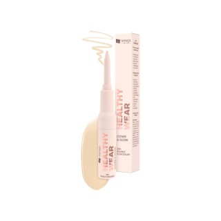 AA Wings of Color Healthy Wear Double Concealer Cover & Glow Korektor 2w1 /300/ Ivory 0, 2 g + 7 g