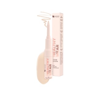 AA Wings of Color Healthy Wear Double Concealer Cover & Glow Korektor 2w1 /301/ Vanilla 0, 2 g + 7 g