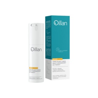 Oillan Repair Feuchtigkeitsspendende Multi-Ceramid-Gesichtscreme für empfindliche und sehr trockene Haut, 50 ml