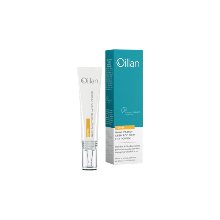 Oillan Repair Soothing and Moisturizing Eye and Eyelid Cream for Sensitive and Dry Skin 15 ml