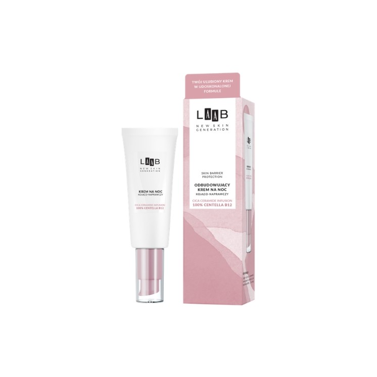 AA LAAB 100% Centella B12 Regenererende, verzachtende en herstellende nachtcrème 40 ml