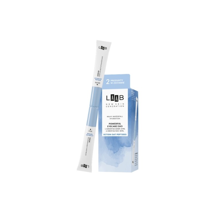 AA LAAB Milky Waterfall Hydration Powerfull Eyecare Duo Dagserum + Nachtcrème 2 x 10 ml