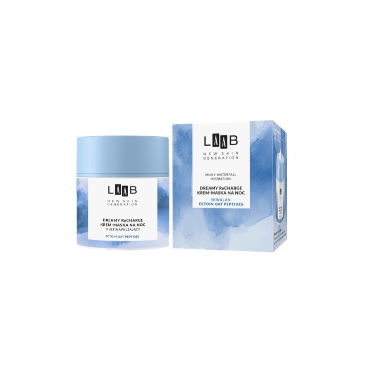 AA LAAB Milky Waterfall Hydration Dreamy Recharge Nachtcrème-Masker 50 ml