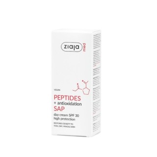 Ziaja Med Peptides Dagcrème voor het gezicht SPF30 + 50 ml