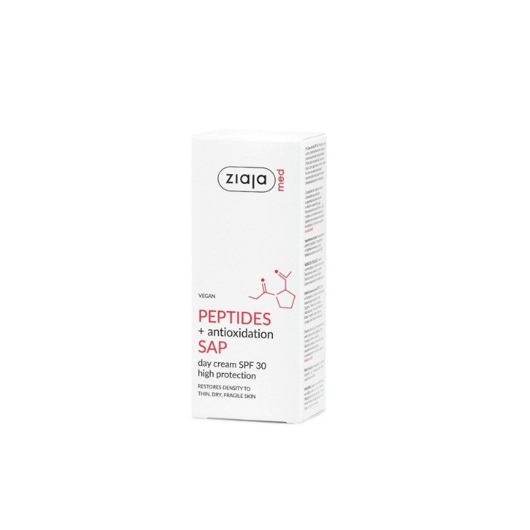 Ziaja Med Peptides Dagcrème voor het gezicht SPF30 + 50 ml