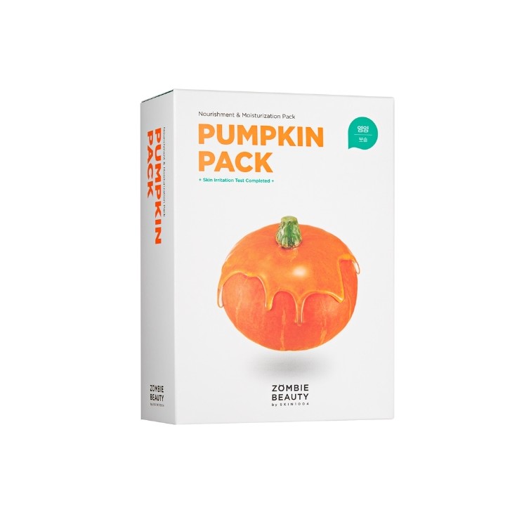 SKIN1004 Zombie Beauty Pumpkin Pack Zestaw odżywczych Maseczek do twarzy 16 sztuk x 4 g