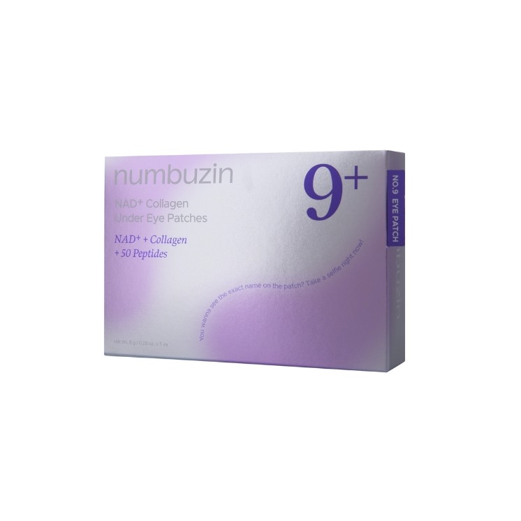 Numbuzin No.9 NAD Collagen Under Eye Patches kolagenowe Płatki pod oczy z Koenzymem NAD+ 5 sztuk