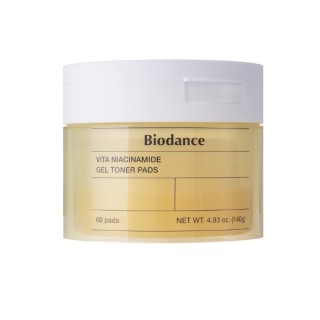 Biodance Vita Niacinamide Gel Toner Pads rozświetlające Płatki do twarzy 60 sztuk