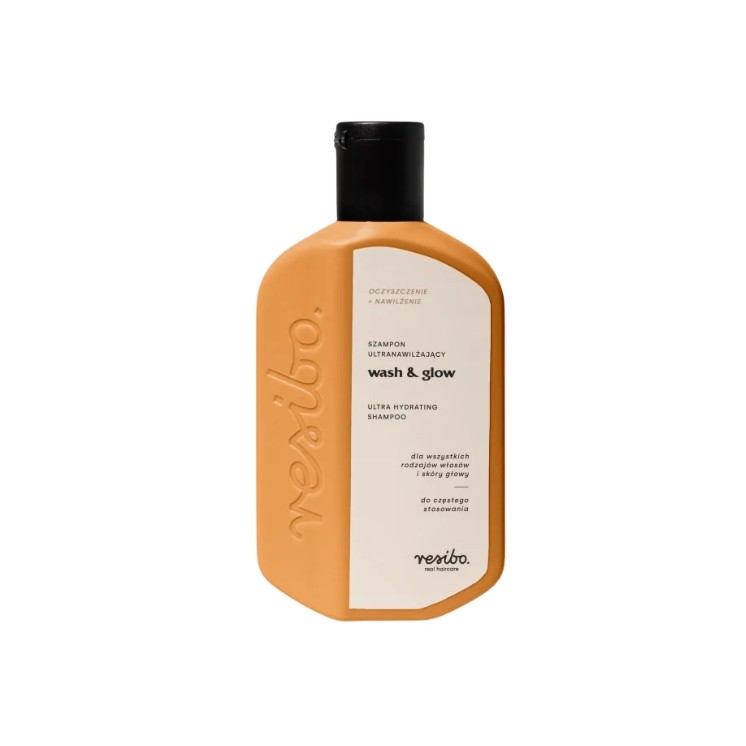 Resibo Wash & Glow Szampon do włosów ultranawilżający 250 ml