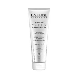 Eveline Matcha Super Pre-needles Mezo Diep Reinigende Gezichtsschuim 140 ml