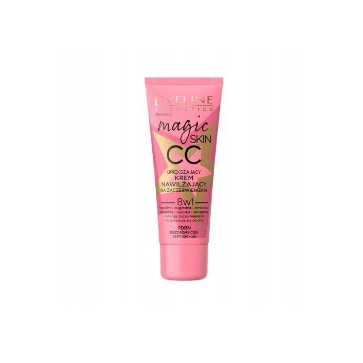 Eveline Magic Skin CC 8 in 1 Beautifying Moisturizing Cream with PDRN 50 ml