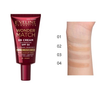 Eveline Wonder Match Krem BB z SPF50 /03/ Nude 30 ml