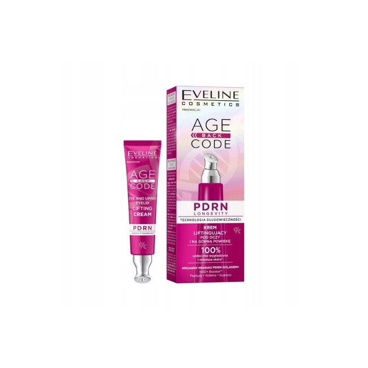 Eveline Age Back Code Lifting Oogcrème met PDRN 15 ml