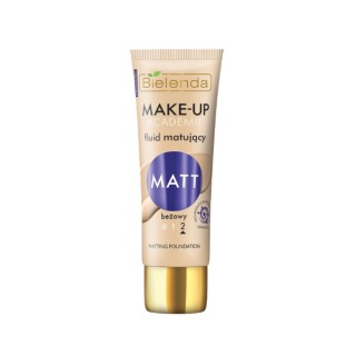 Bielenda MAKE-UP ACADEMIE Mattifying Fluid MATT - beige tint 30 g