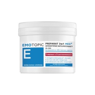 Emotopic Med+ Preparat 3w1 intensywnie natłuszczający do ciała w AZS, łuszczycy i egzemie 500 ml