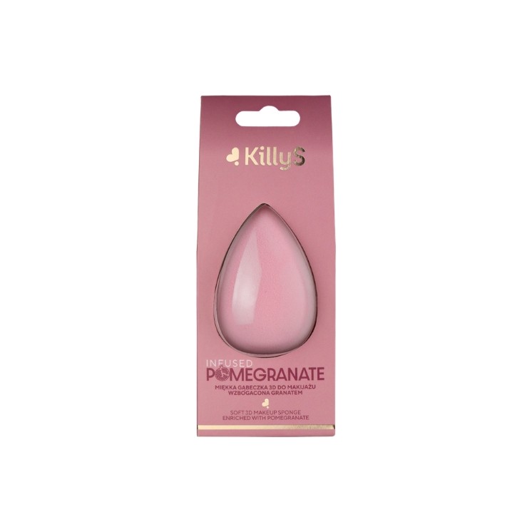 Killys Make Me Up! Infused Pomegranate Makeup Sponge 1 pc