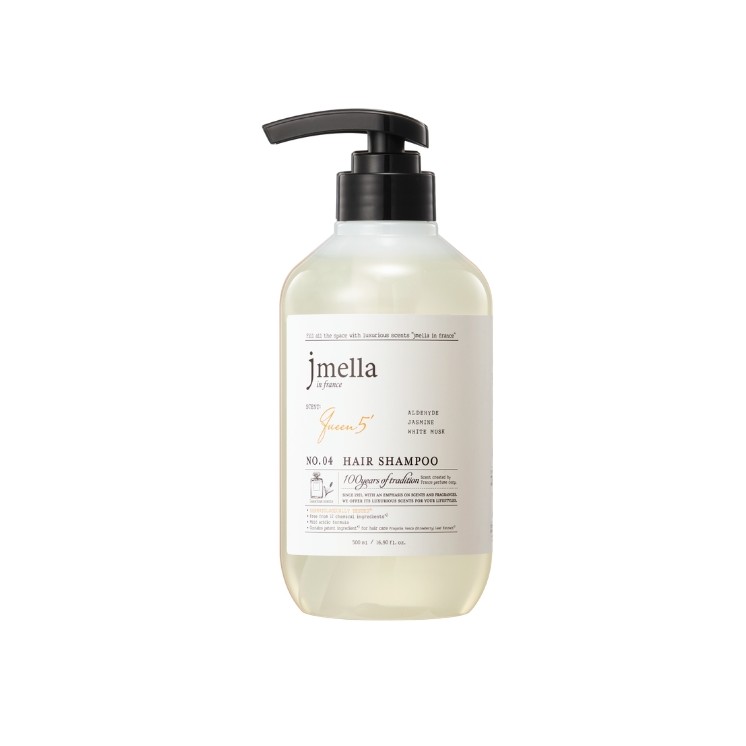Jmella in France Queen 5 perfumed, strengthening shampoo for fine and volume-less hair 500 ml
